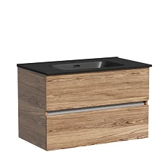 Тумба с раковиной Sancos Urban 80 дуб чарльстон (раковина Element CN7005MB черная матовая) Тумба с раковиной Sancos Urban 80 дуб чарльстон (раковина Element CN7005MB черная матовая)