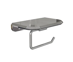 Держатель туалетной бумаги Knotlor Space PH103C с полкой хром