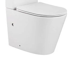 Чаша унитаза Prato Рим 6093А безободковая Торнадо с крышкой-сиденьем микролифт