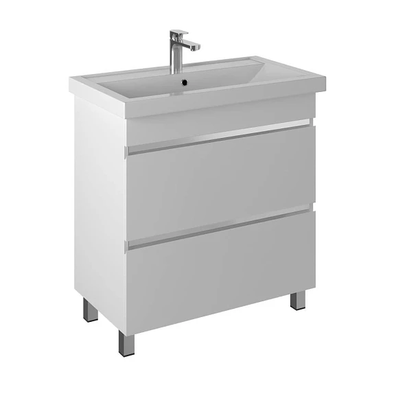 Тумба под раковину Briz Элен Классик 80 белый глянец