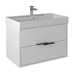 Тумба под раковину Briz Сохо 80 белый глянец