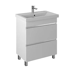 Тумба с раковиной Briz Элен Классик 70 белый глянец