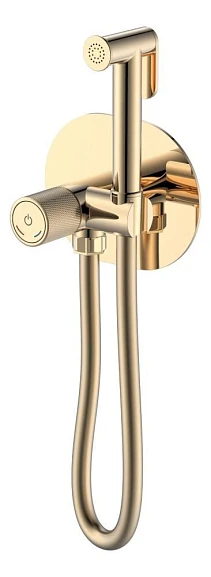 Гигиенический душ со смесителем Boheme Tech 157-G скрытый монтаж золото