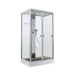 Душевая кабина AvaCan Z1912 120х90х220 прозрачная задняя стенка