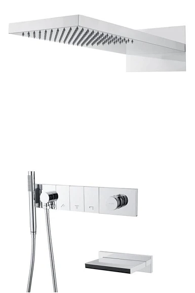 Душевой комплект Boheme Zodiac 132-2-CR с изливом хром