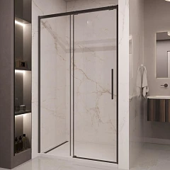 Набор фурнитуры и профиля Vincea Stella KD-VDS-1ST140B для душевых ограждений черный матовый