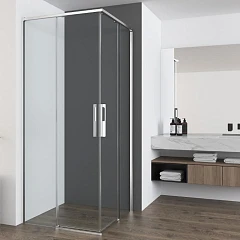 Душевой уголок Vincea Ultima VSS 90*90*200 профиль хром без поддона