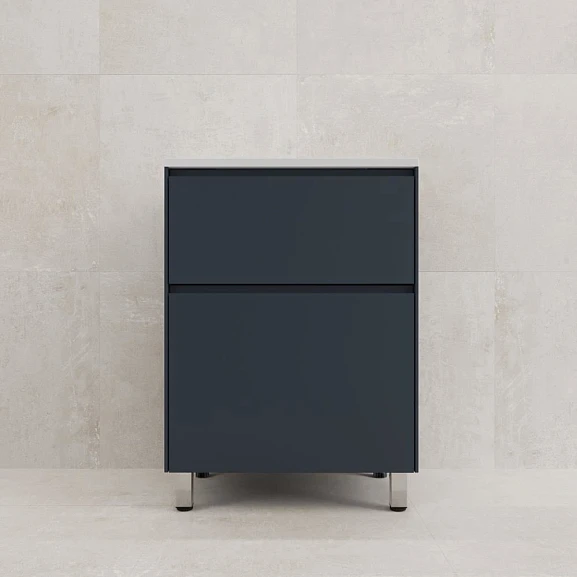 Тумба под раковину Style Line Лима 60 напольная графит