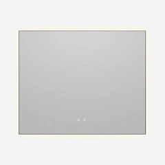 Зеркало Vincea VLM-4F100GM-2 100*80 с led-подсветкой и функцией антизапотевания вороненая сталь