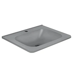 Мебельная раковина Vincea VCB-2VP600G 59,4*47,2 серая (приобретается в комплекте с тумбой)