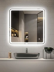 Зеркало Vincea VLM-3VC8008 80*80 с led-подсветкой, сенсорный выключатель
