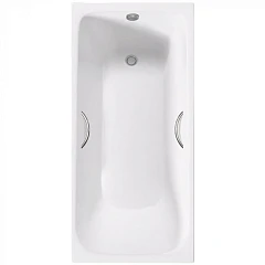 Чугунная ванна Delice Continental Plus 170х75 с отверстиями под ручки