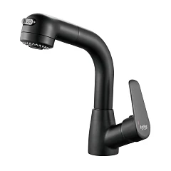 Смеситель Raffine F291H для раковины многофункциональный черный матовый