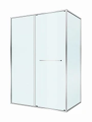 Душевой уголок Cezares Lux 130*90*195 профиль хром без поддона