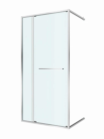 Душевая дверь в нишу Cezares LUX-B-FS-11-110-C-CR 110*195 профиль хром без поддона