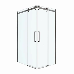 Душевой уголок BelBagno MARINO-2-AH-2-120/90-C-GM 120*90*195 профиль оружейная сталь без поддона