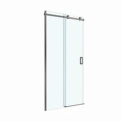 Душевая дверь в нишу BelBagno Soft Close 2 100*200 профиль оружейная сталь без поддона