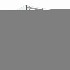 Душевой уголок BelBagno MARINO-2-AH-1-140/80-C-GM 140*80*195 профиль оружейная сталь без поддона