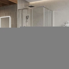 Душевой уголок BelBagno LUCE-AH-22-105/100-C-Cr 105*100*195 без поддона