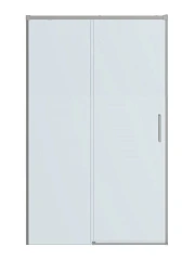 Душевая дверь в нишу Cezares Plane 120*195 профиль сатин без поддона