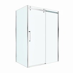 Душевой уголок BelBagno MARINO-2-AH-1-140/90-C-Cr 140*90*195 профиль хром без поддона