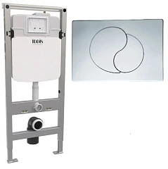 Система инсталляции Iddis для унитазов Profix PRO0000i32 клавиша  хром глянец