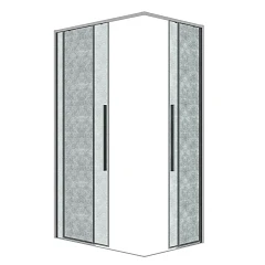 Душевой уголок Grossman Galaxy 300.K33.01.9080.10.02 90х80х195 хром, стекло шиншилла