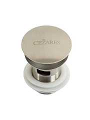 Донный клапан Cezares CZR-SAT-IN 1 1/4 Click-clack с переливом, сатин