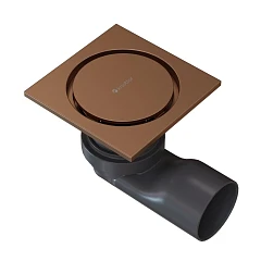 Душевой трап Knotlor Кор/Core SDSC100RB бронза