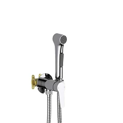 Гигиенический душ со смесителем Aquatek Лугано AQ1719CR скрытый монтаж хром