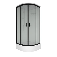 Душевая кабинаTriton Прайм-Блэк-Вельвет В 90х90х228 (3 места) (средний поддон)