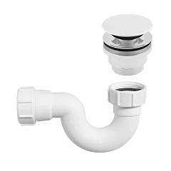 Сифон для ванн Toni Arti TA-MCA706W универсальный белый