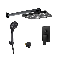 Душевой комплект Aquatek Вега AQ1072MB (AQ1046MB+AQ2081MB+AQ2454MB+AQ2010MB)