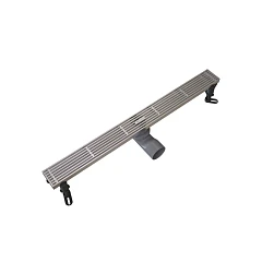 Душевой лоток Knotlor Шторм/Storm 60 матовая сталь