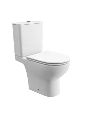 Унитаз-компакт BelBagno Лаунж/Lounge 37,5*65 безободковый Торнадо с крышкой-сиденьем микролифт