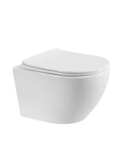 Подвесной унитаз-биде BelBagno Марино/Marino 36*52 безободковый Торнадо без смесителя с крышкой-сиденьем микролифт