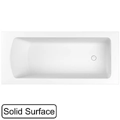 Ванна из искусственного камня Whitecross Коин/Coin 180x80 белая матовая