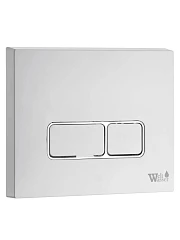 Клавиша смыва WeltWasser Marberg 410 SE GL-WT глянцевая белая, квадратная