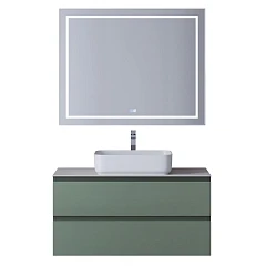 Комплект мебели BelBagno Крафт/Kraft 100 еловый матовый со столешницей Bianco Opaco
