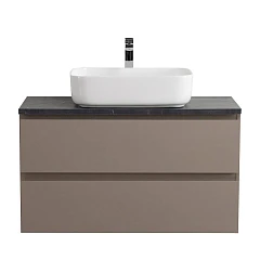 Тумба с раковиной BelBagno Крафт/Kraft 90 бежевая матовая (столешница KEP-90-MNO)