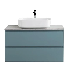 Тумба с раковиной BelBagno Крафт/Kraft 90 голубая матовая (столешница KEP-90-MGL)