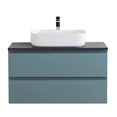 Тумба с раковиной BelBagno Крафт/Kraft 90 голубая матовая (столешница KEP-90-MNO)