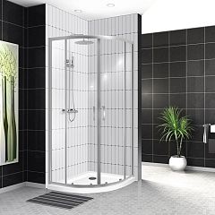 Душевой уголок BelBagno UNO-195-RH-2-120/80-C-Cr 120*80*195 L/R без поддона