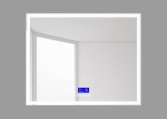 Зеркало BelBagno SPC-GRT-1000-800-LED-TCH-RAD 100*80 с bluetooth, радио, цифровым термометром