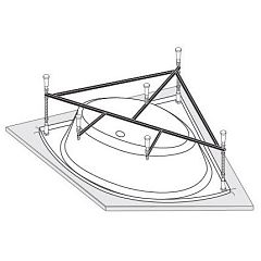 Каркас к ванне VagnerPlast Mini Catalina 125*125 (приобретается в комплекте с ванной)