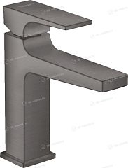 Смеситель Hansgrohe Metropol 32507340 для раковины с донным клапаном черный шлифованный хром