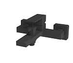 Смеситель Knotlor Stable KN-22/BL для ванны и душа с душевыми аксессуарами черный матовый Смеситель Knotlor Stable KN-22/BL для ванны и душа с душевыми аксессуарами черный матовый