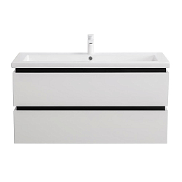 Тумба с раковиной Cezares Plane 100 Bianco Lucido (раковина CZR-8070-100)