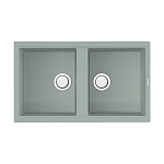 Кухонная мойка Omoikiri Kitagawa 86*51 wind green двойная Кухонная мойка Omoikiri Kitagawa 86*51 wind green двойная
