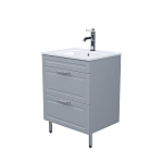 Тумба с раковиной Iddis Oxford 60 светло-серая Soft Touch (тактильный матовый) Тумба с раковиной Iddis Oxford 60 светло-серая Soft Touch (тактильный матовый)